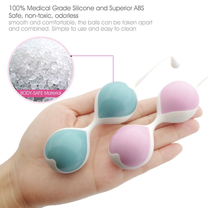 Silicone Kegel Ball Geisha Ball Vagina Tighten Exercise Smart Love Ball Sex Machine Vaginal Ben Wa Ball Adult Sex Toys for Women