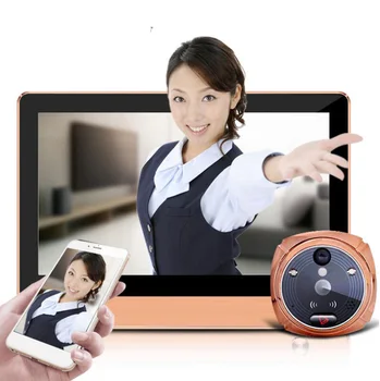 

The Newest Wifi/Wireless Peephole Doorbell with Camera Door Viewer 7'' LCD Display+Movement Detect+IR Night Vision