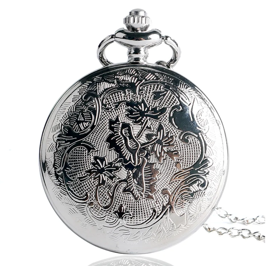 Косплей Аниме Kuroshitsuji Черный дворецкий серебряные кварцевые карманные часы Себастиан Ciel ожерелье кулон Мальчик Мужчины подарок Relogio De Bolso