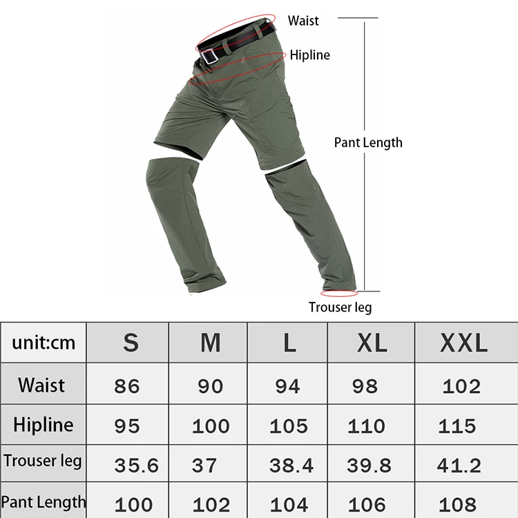 Походные брюки для мужчин, для спорта на открытом воздухе, кемпинга, охоты, рыбалки, съемные быстросохнущие брюки, военная тактическая Униформа для путешествий