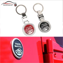 Wisengear для Jeep 3D брелок для ключей эмблемы брелок кольцо Wrangler Cherokee Liberty Компасы Прокат багажника Fender часть/