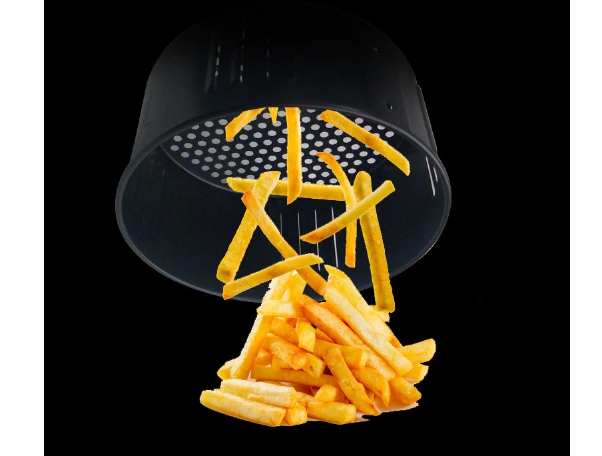 Cesta para freidora de aire, accesorios para horno, Kit de rodillo General, repuestos para patatas, maíz, ternera, sartén profunda|Freidoras eléctricas| AliExpress