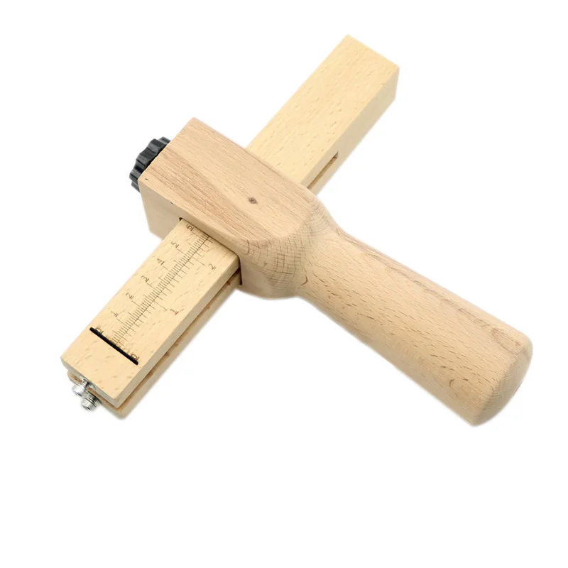 

New Wood Adjustable Strip and Strap Cutter Craft Tool Leather Hand Cutting Tools DIY LXY9