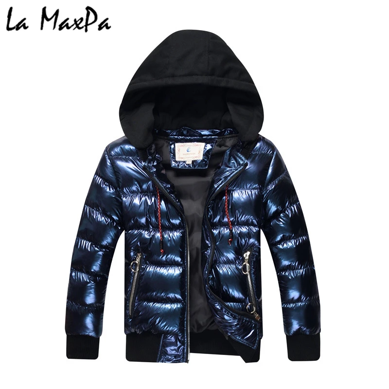

Kids Jacket Winter Boys Made of Goose Feather Down Coat with Fur Hooded 2018 Winter Children Clothing Big Boys Parkas