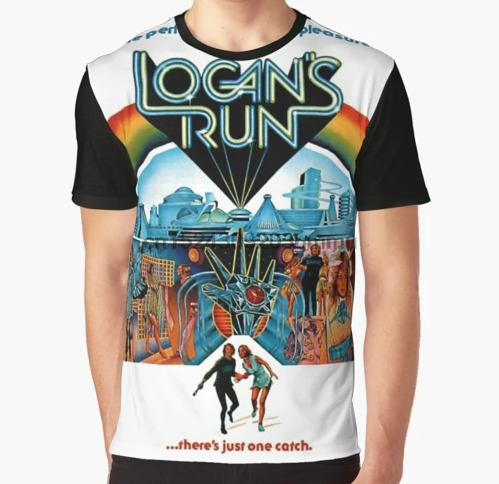 

All Over Print Women T Shirt Men Funny tshirt Logans Run Graphic Women T-Shirt