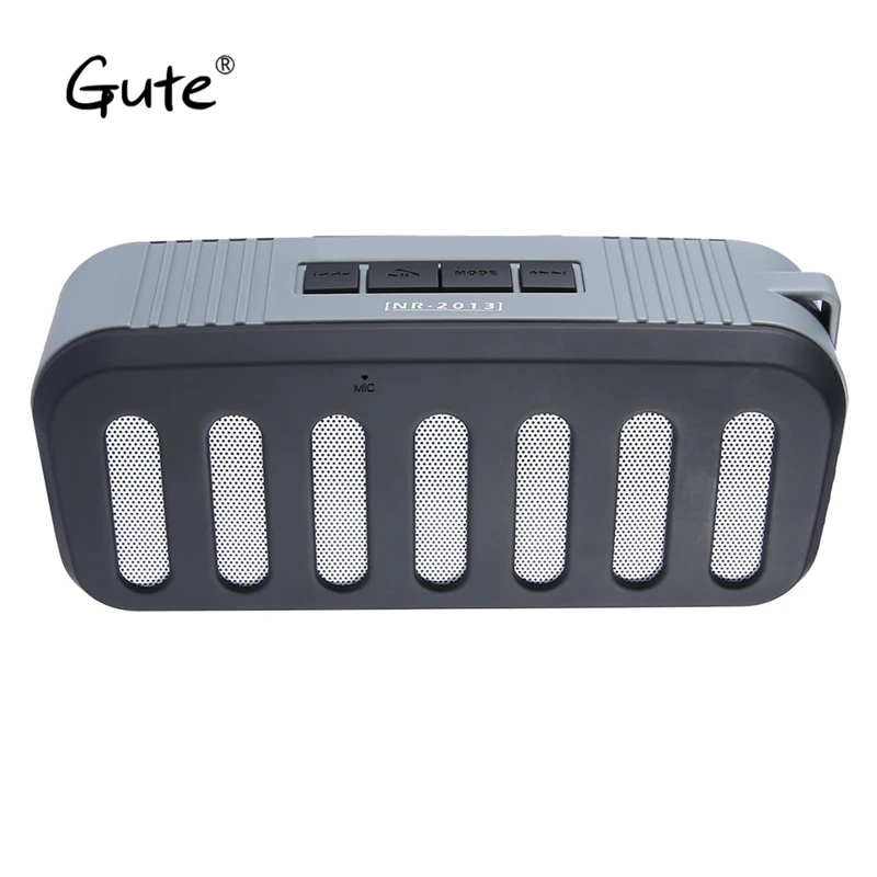 

Gute fashion herdsman square rectangular Bluetooth wireless speaker woofer Radio FM enceinte bluetooth portable puissant ch3 mon