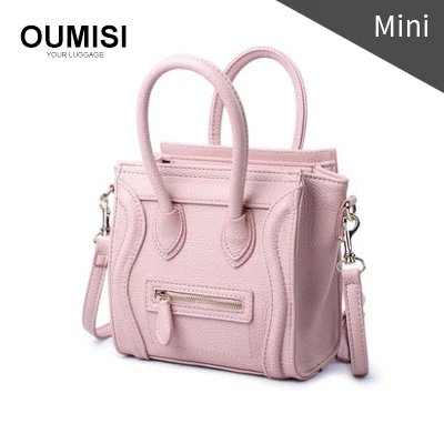 OUMISI Модная брендовая женская сумка из искусственной кожи известного бренда, маленькая сумка через плечо CSMINI - Цвет: nude mini
