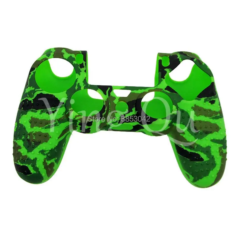 Soft Silicone Studded Rubber Case Cover For Play Station Dualshock 4 PS4 DS4 Pro Slim Controller Camouflage Skin (5)