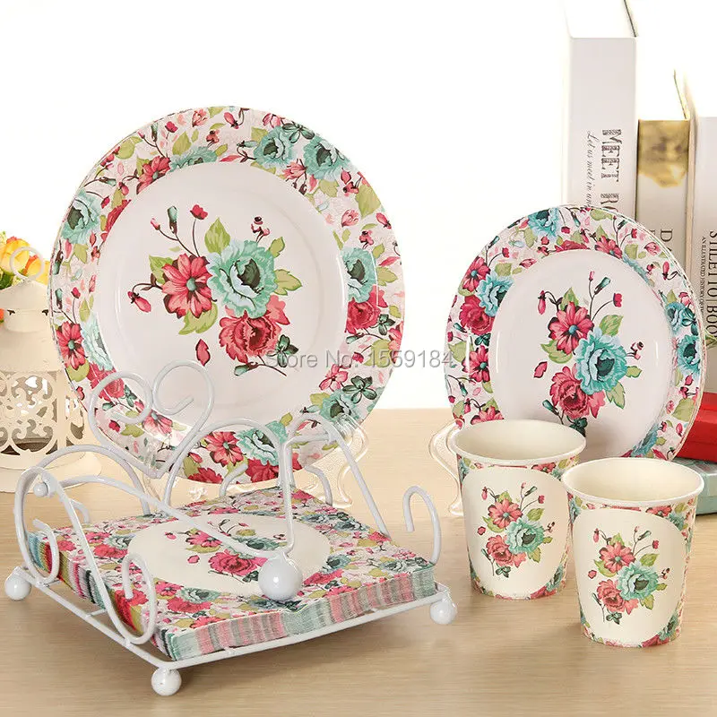 vintage flower paper plates magdalene project org flower design paper plates