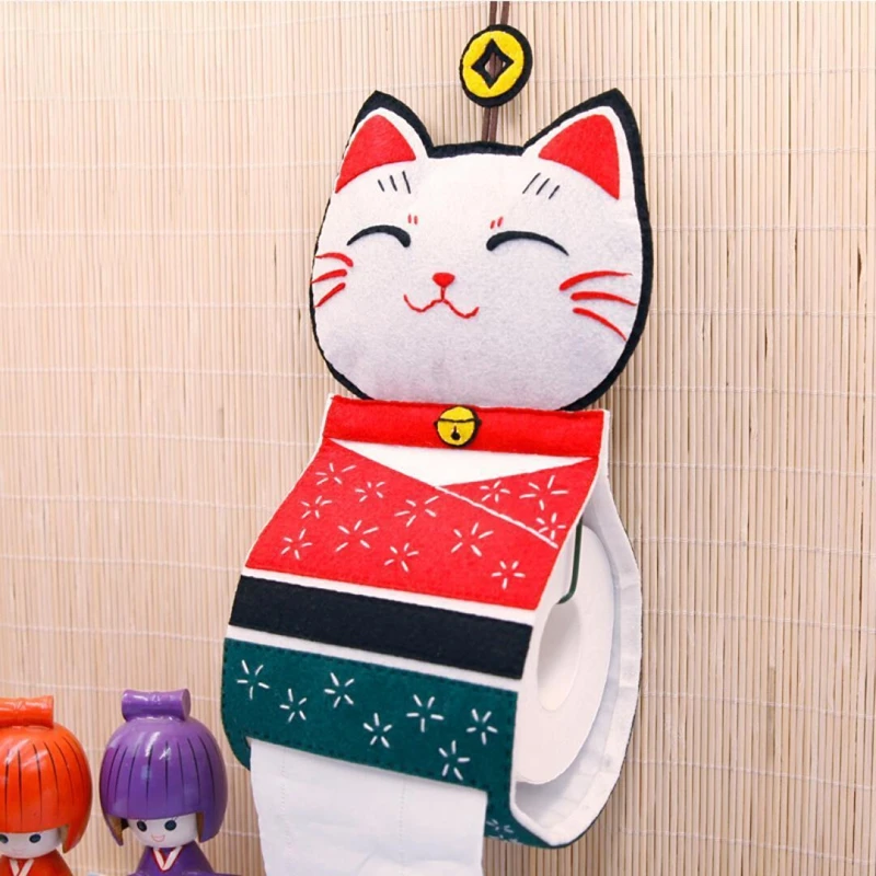 Cute Felt Toilet Roll Holder High Quality Environmental Material