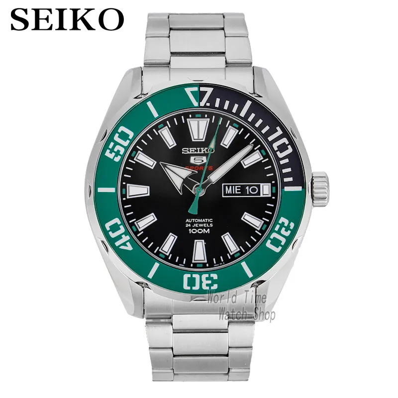 Seiko часы мужские 5 автоматические часы люксовый бренд водонепроницаемые спортивные наручные часы Дата мужские часы дайвинг часы relogio masculino SRP - Цвет: SRPC53K1-A