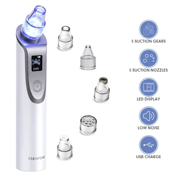 

Deep Cleansing Suction Facial Beauty Machine Skin Care Tool which is of Pore Cleaner Blackhead Vacuum Electric Nose Face