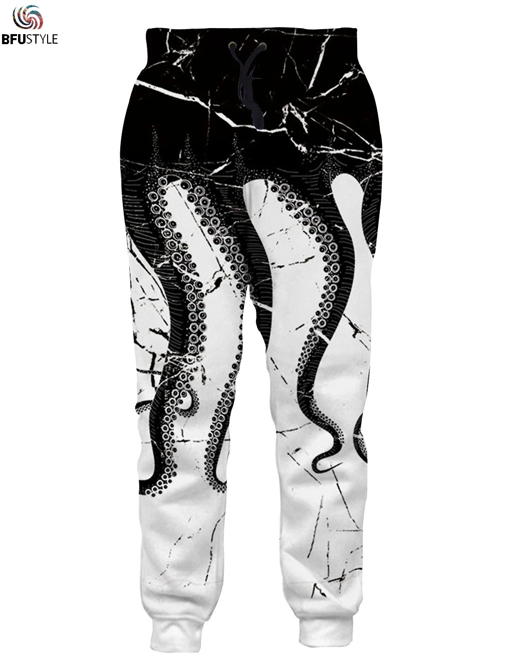 

BFUSTYLE Joggers Pants Men's Funny Octopus Trousers Sweatpants Casual Style Trousers Mens Pants Dropshipping