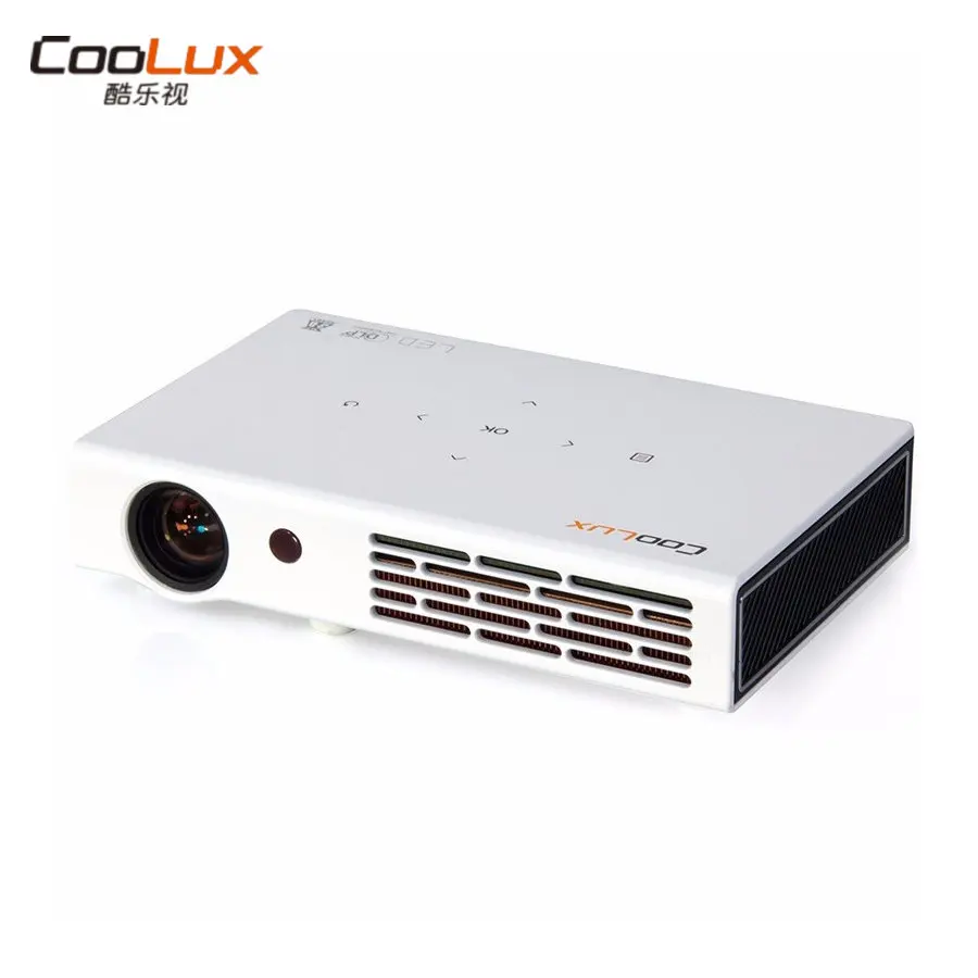 Coolux X5 Portable DLP Android Projector 500 ANSI Lumens Full HD 1080p 3D WIFI Home Theater Proyector Beamer | Электроника