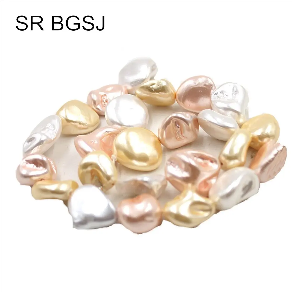 

Free Shipping 11-14mm Mixed Colors Natural MOP Shell OF Pearl Jewelry Making Loose Beads Strand 15"