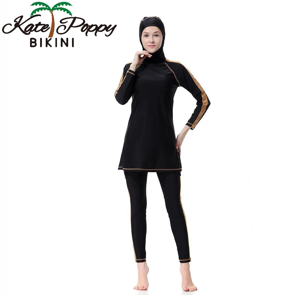 Мусульманская одежда для плавания топы с пуш ап подкладкой Burkini Мусульманский