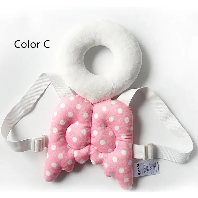 

2016 Newest Baby Head Protection Pad Toddler Headrest Pillow Baby Neck Cute Wings Nursing Drop Resistance Cushion Guards LA87296