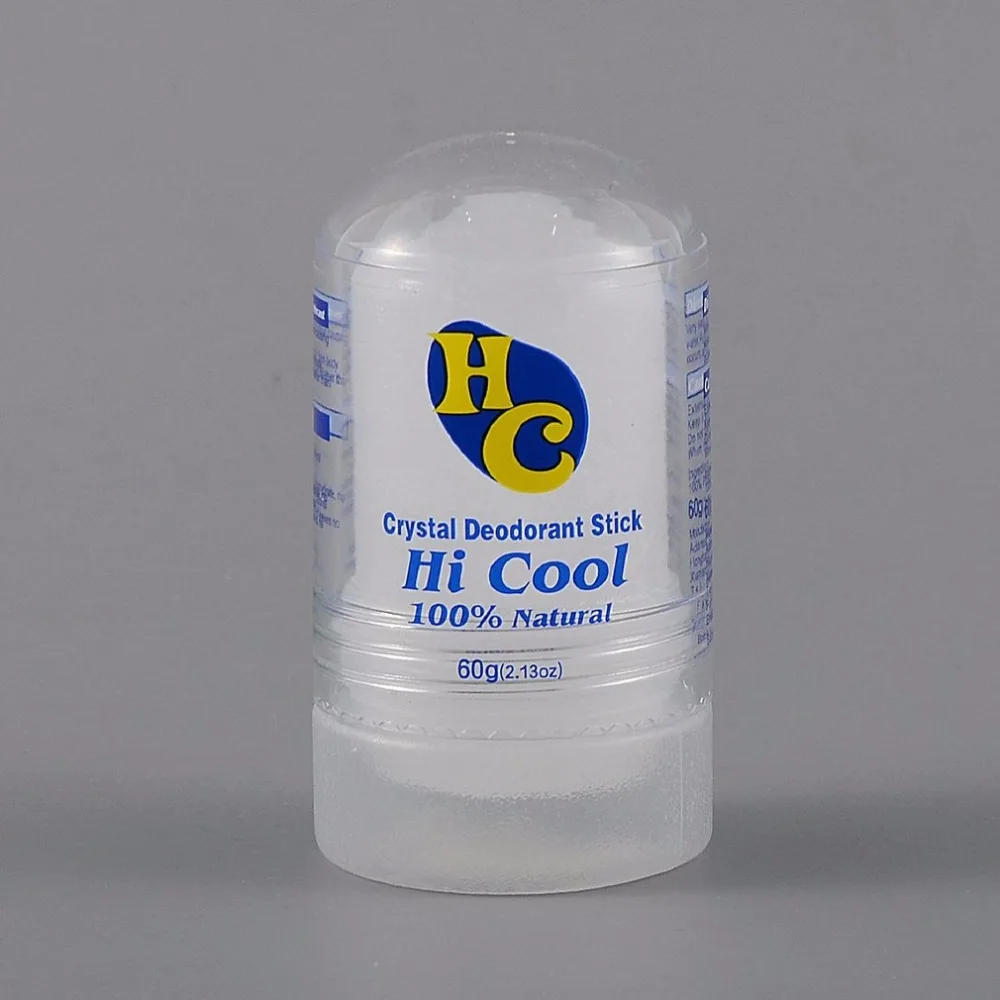 60 г портативный нетоксичный натуральный пищевой Кристалл дезодорант палочка квасцов для тела подмышек для удаления запаха антиперспирант
