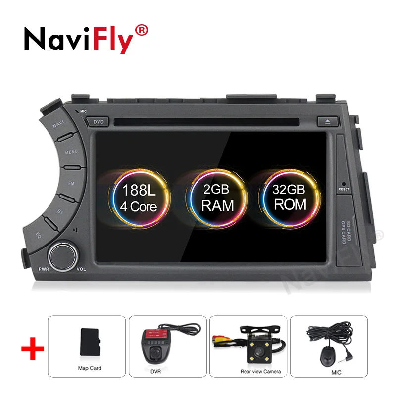  Android9.1 32G ROM Carplay OBD2 For ssangyong Kyron Actyon Car radio gps cassette DVD DVR USB SD pl