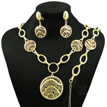 

african big jewelry sets gold jewelry sets party jewelry set women necklace