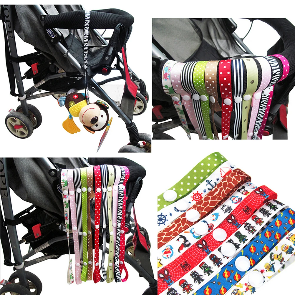 1x Anti Drop Baby Pram Stroller Toy Rope Strap Hanger Lanyard w Dummy
