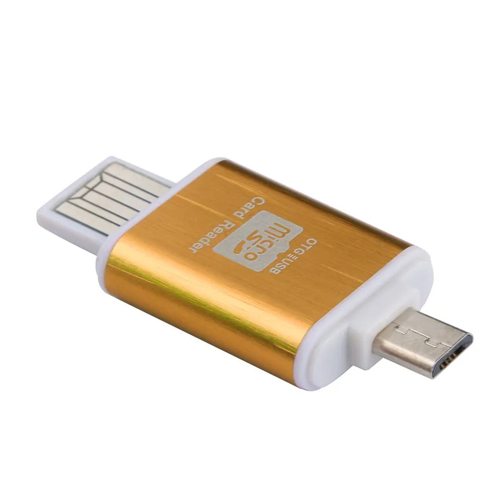 Ecosin2 карты памяти аксессуары 2в1 Micro SD OTG флеш-диск USB 2,0 кардридер для смартфонов ПК планшет Oct19