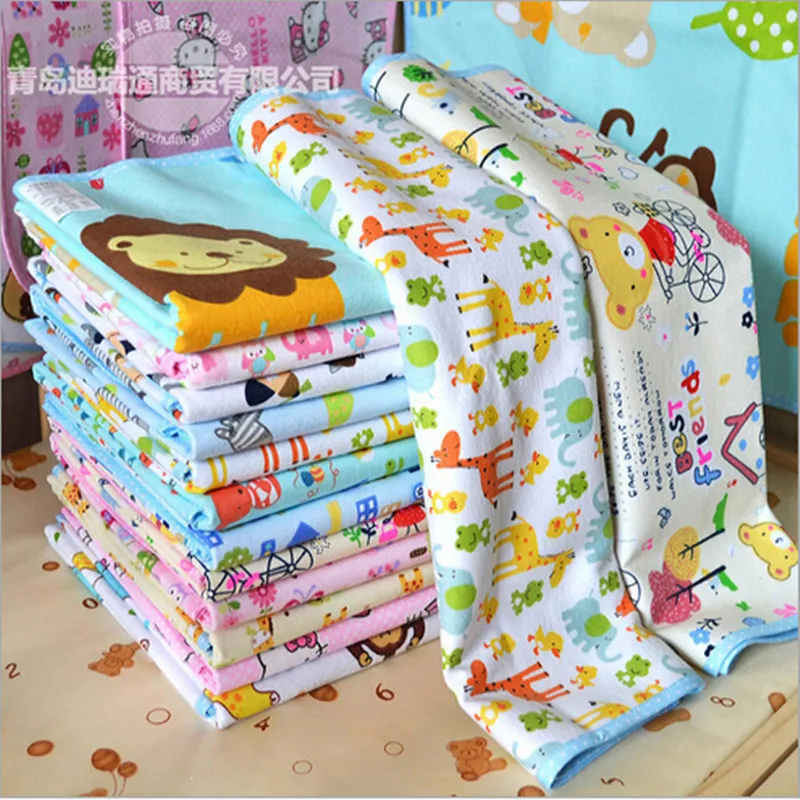 17 Style Urine pad 50x70cm Baby Infant Waterproof Urine Bed Mat Animal Reusable Diaper Travel