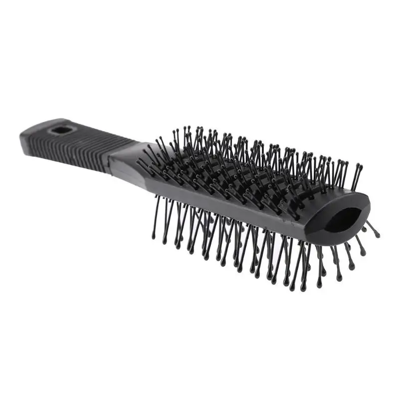 

1pc Professional Double Side Massage Comb Black Plastic Anti-tangle Brushes Wide Teeth Brush Wide Teeth Hairdressing Brush Comb