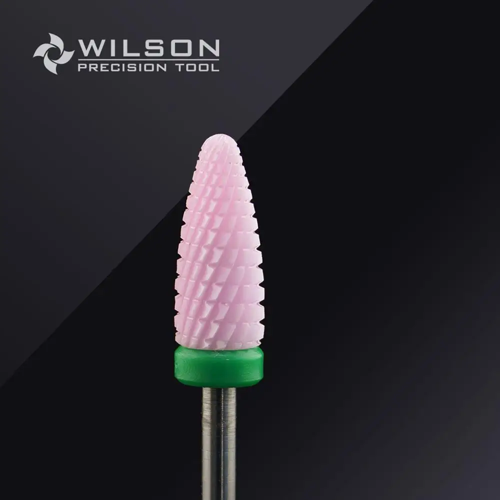 1pc Coarse Pink Белый Керамика педикюр сверло удалить ног мозоли бит-средний(6100052 - Цвет: 1pc Coarse Pink
