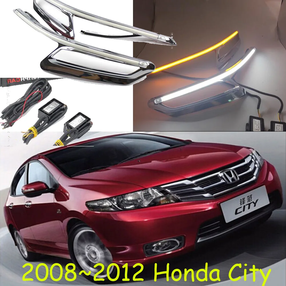 

City daytime light,2008~2012/2014~2016,Free ship!LED,City fog light,xrv,cr-z,fit,jazz,City,crosstour