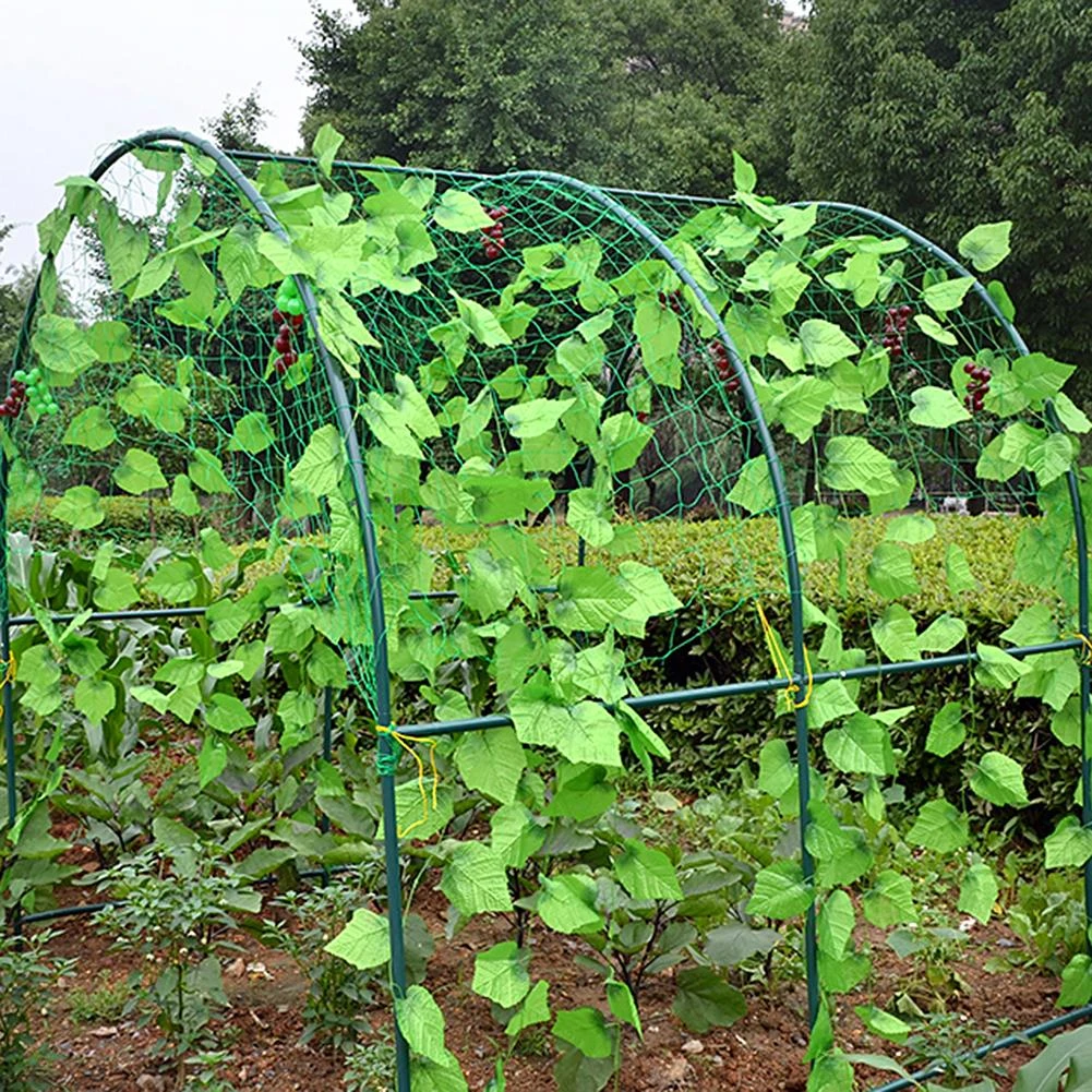 Garden Green Nylon Trellis Netting Support Climbing Bean Plant Nets Grow FenceKH