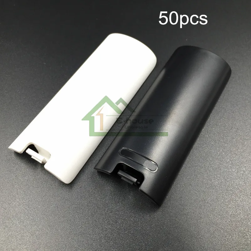 [50pc/ Lot] For Nintendo Wii Remote Controller Battery Cover Replacement For Right Hand Back