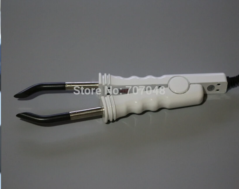 white COLOR Control temperature EXTENSIONS FUSION REMY HUMAN HAIR CONNECTOR IRON