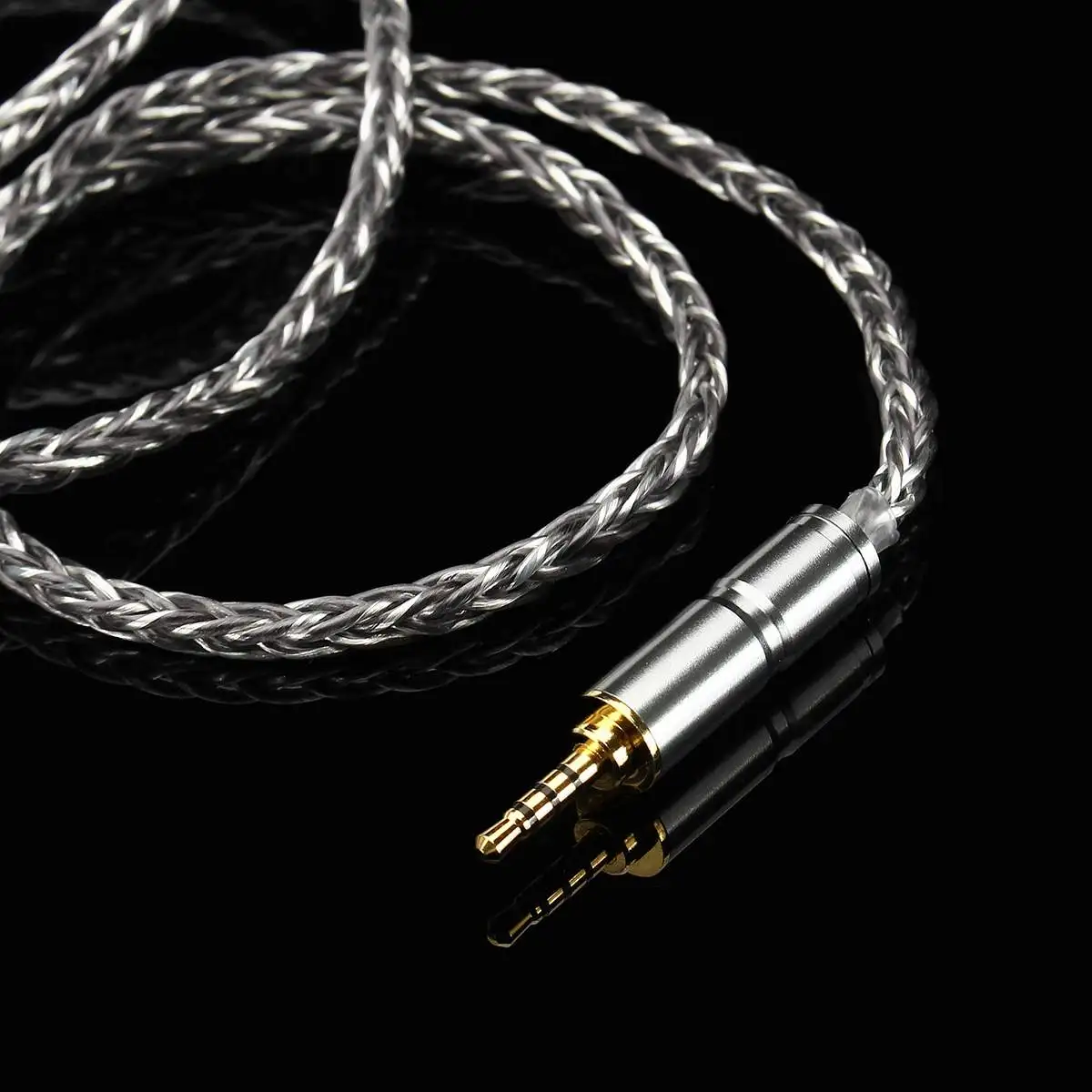 BGVP DM6 400 провод 6N OCC посеребренный кабель для наушников Универсальный MMCX 0,78 2pin HiFi кабель для наушников Замена