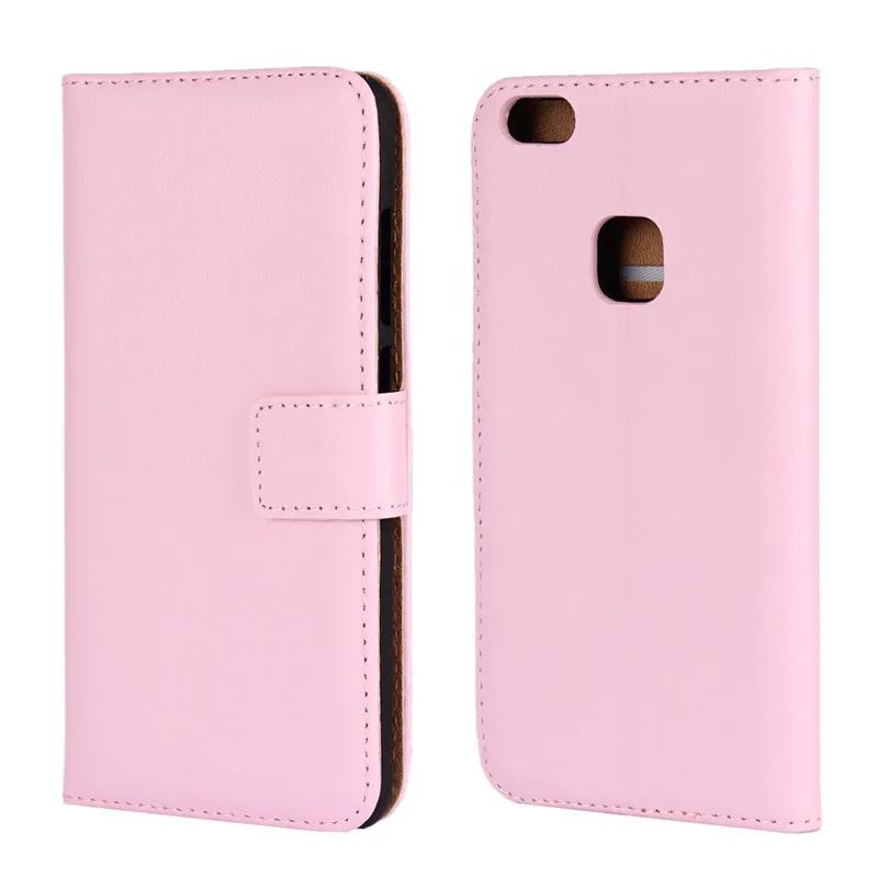 Pink ETUI Huawei P10 lite случае Coque Флип кожаный Fundas Huawei P9 Lite P10 крышка Капа сотовый телефон случаях ETUI кошелек аксессуары сумки - Цвет: Pink