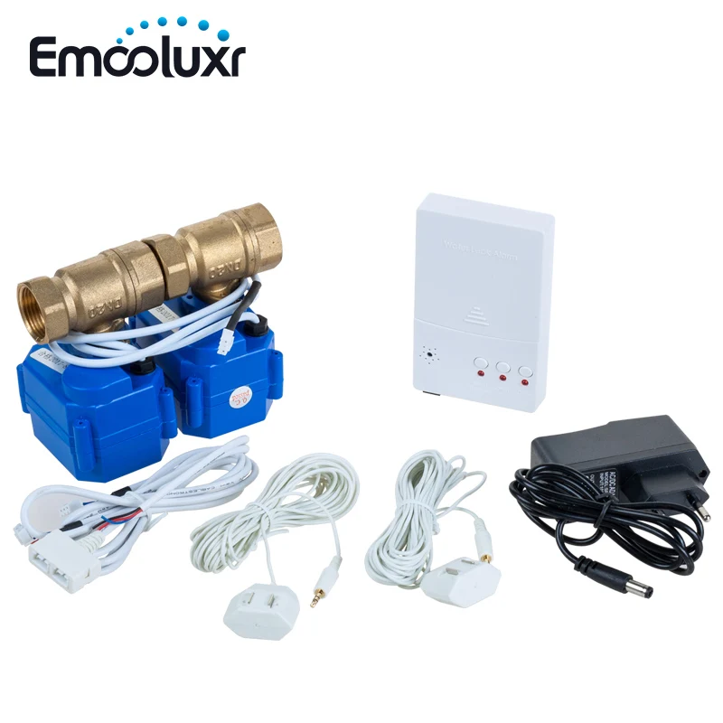 Wired Water Leakage Detection Alarm System with 80dB Water Alarm