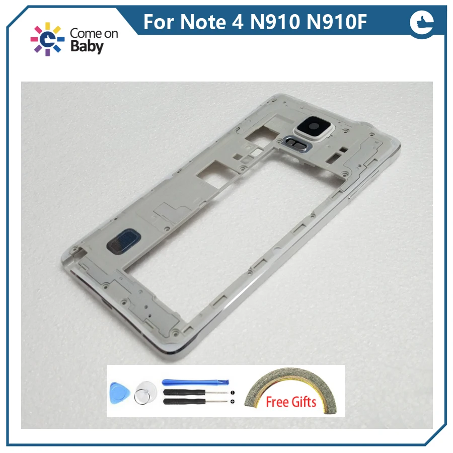 Высококачественная сменная средняя рамка для Samsung Galaxy Note 4 Note4 пластина экрана