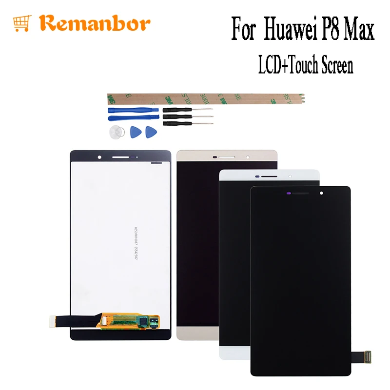 Remanbor для Huawei P8 Max ЖК-дисплей Дисплей и Сенсорный экран сборки Запчасти авто