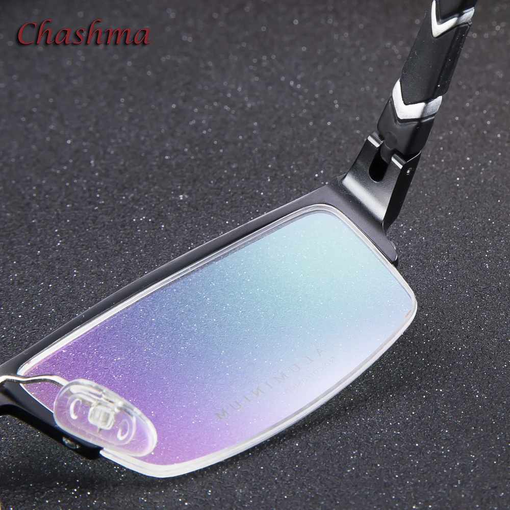 Брендовые дизайнерские качественные очки Chashma в оправе из алюминиево магниевого