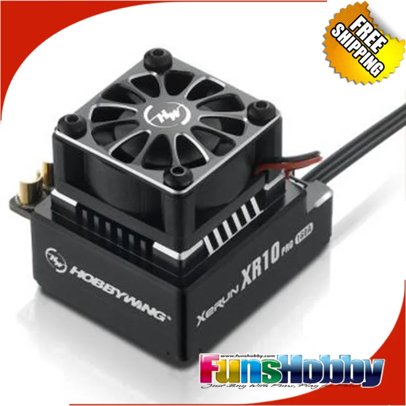 Hobbywing XERUN XR10 PRO бесколлекторный датчик ESC черный/оранжевый/красный регулятор