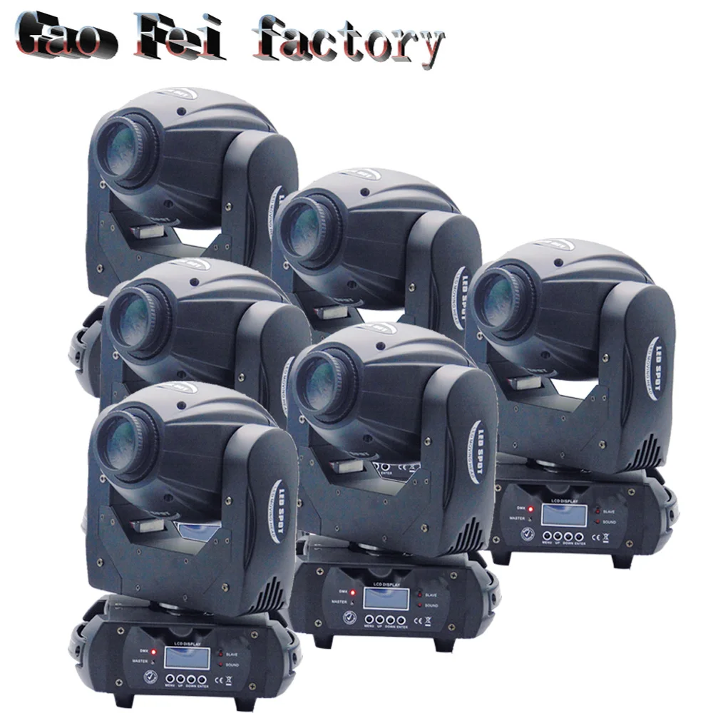 

6pcs/lot 60W Moving Head Light 3 Face Prism DMX Controller LED Spot Light for Stage moving head