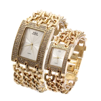 

G&D Women Wristwatches Quartz Watch Luxury Gold Watch Relogio Feminino Saat Dress Watch Relojes Mujer Ladies Gifts Casual Jelly