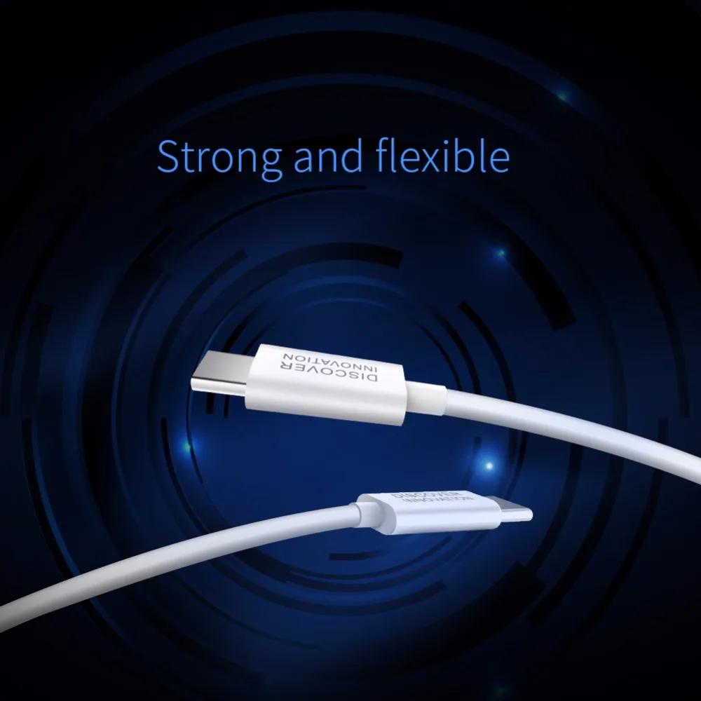 NILLKIN type-C-type-C USB кабель 5 В/2,1 а(макс.) usb зарядное устройство для мобильных телефонов кабель для передачи данных 100 см цифровой кабель type c