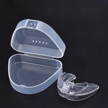 Тренажер для выравнивания зубов, прибор для выравнивания прямых зубов, мундштук для взрослых, зубной поднос, мундштук+ коробка для Permnanet, макияж губ