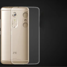 Для zte Axon 7 Чехол Ультра тонкий Прозрачная мягкая Задняя накладка чехла из ТПУ для zte Axon 7 A2017 чехол