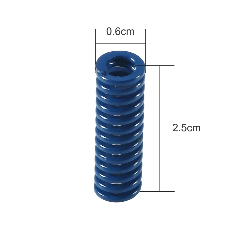 Heated Bed Springs Die Springs Light Load Compression Spring for 3D Printer Creality CR-10 10S S4 Ender 3 Heatbed Springs Bottom