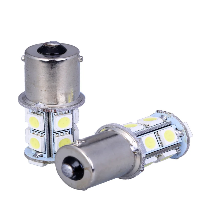 2 шт. 1141 1073 дневные ходовые огни 12 V Белый 1156 BA15S P21W S25 7506 светодиодные лампочки 13 SMD