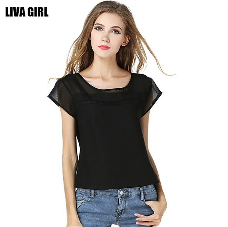 black t shirt women
