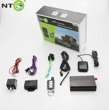 Veículo gps tracker com sistema de alarme de um controle remoto de desbloqueio de bloqueio alarme gatilho localização precisa