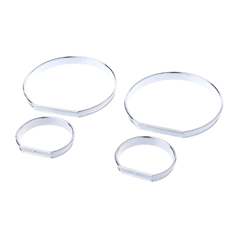 

2019 New Chrome Gauge Dash Dial Rings Bezel Trim Speedometer AC M-Tech For BMW E46 M M3